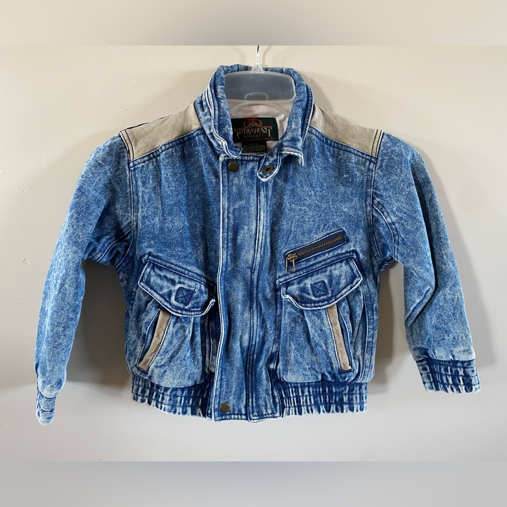 Vintage youth Greatland Apparel denim jacket